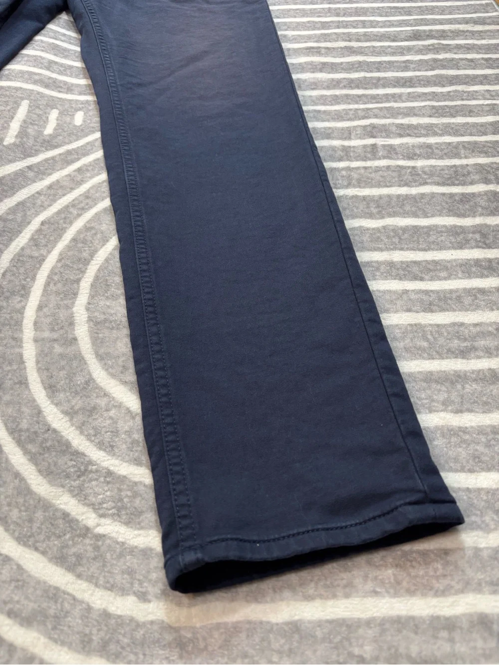 Banana Republic Navy Traveler Athletic Tapered Pants, 30x30